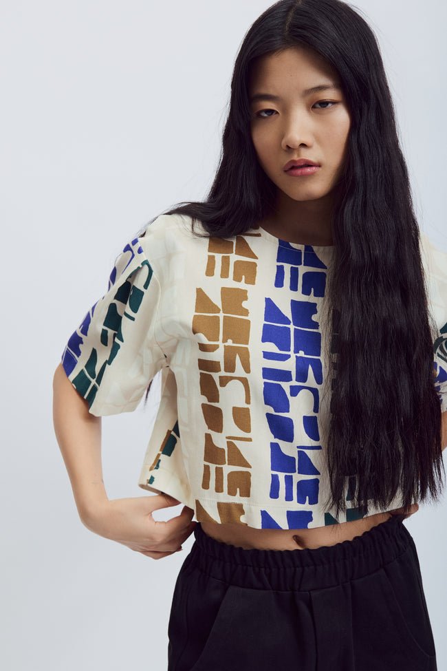 Eve Gravel Toyo Top - Totem Rose (In Store) - Victoire BoutiqueEve GravelShirts & Tops Ottawa Boutique Shopping Clothing