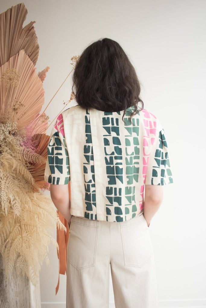 Eve Gravel Toyo Top - Totem Rose (In Store) - Victoire BoutiqueEve GravelShirts & Tops Ottawa Boutique Shopping Clothing