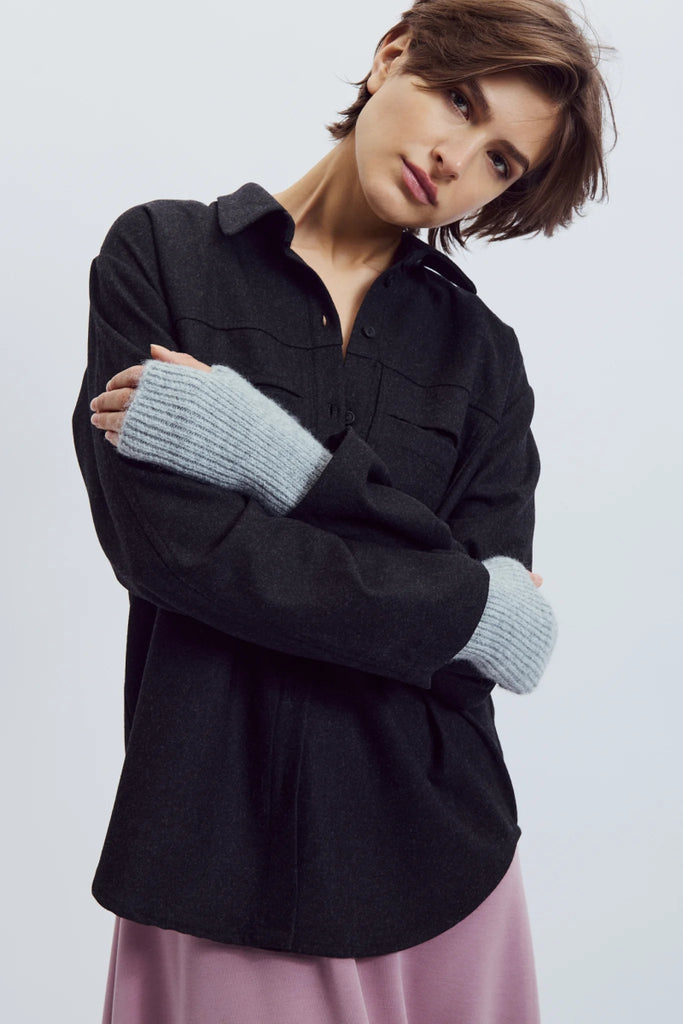 Eve Gravel Trivia Overshirt - Various Colours (Online Exclusive) - Victoire BoutiqueEve GravelShirts & Tops Ottawa Boutique Shopping Clothing