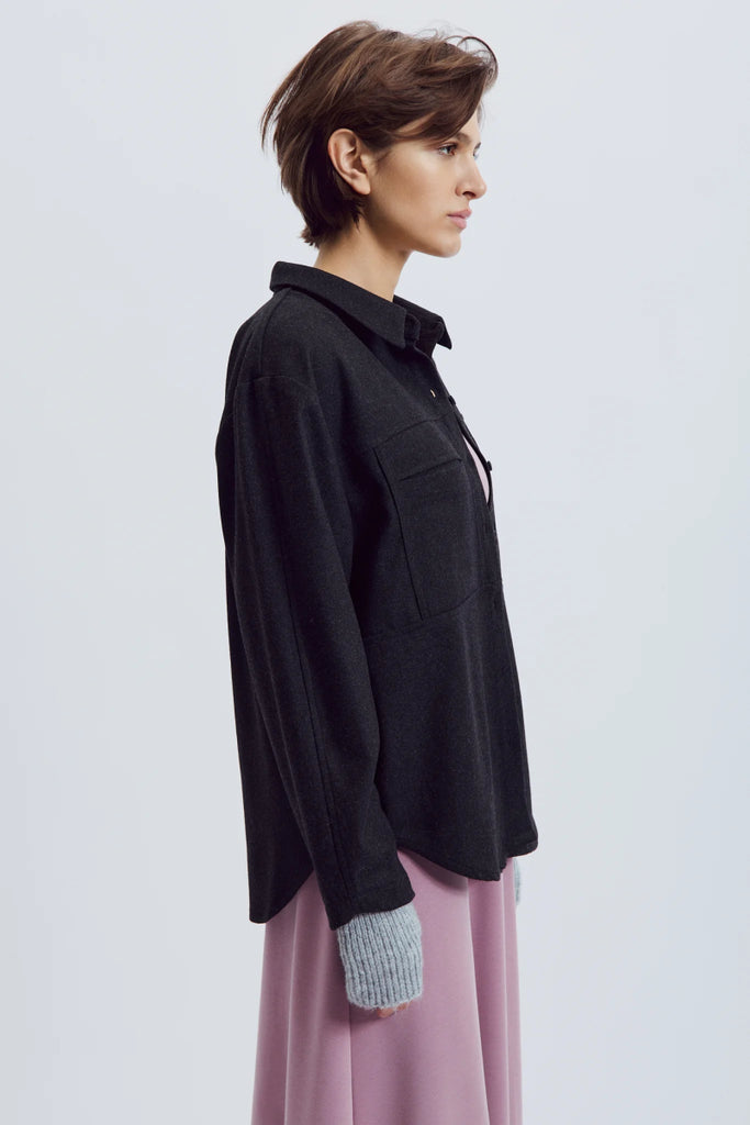 Eve Gravel Trivia Overshirt - Various Colours (Online Exclusive) - Victoire BoutiqueEve GravelShirts & Tops Ottawa Boutique Shopping Clothing