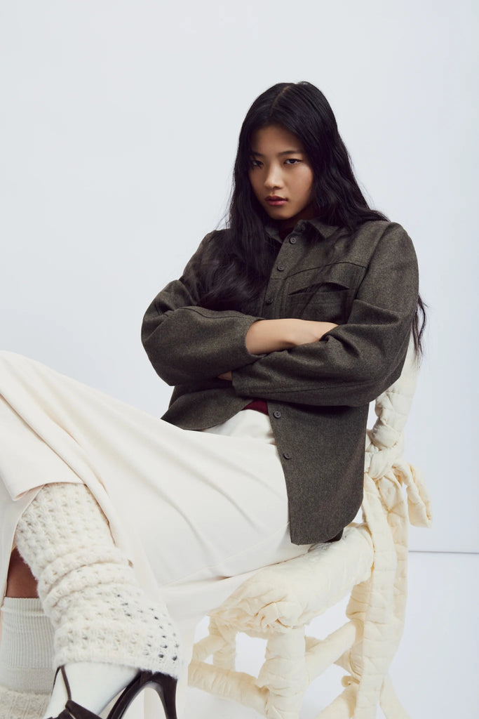 Eve Gravel Trivia Overshirt - Various Colours (Online Exclusive) - Victoire BoutiqueEve GravelShirts & Tops Ottawa Boutique Shopping Clothing