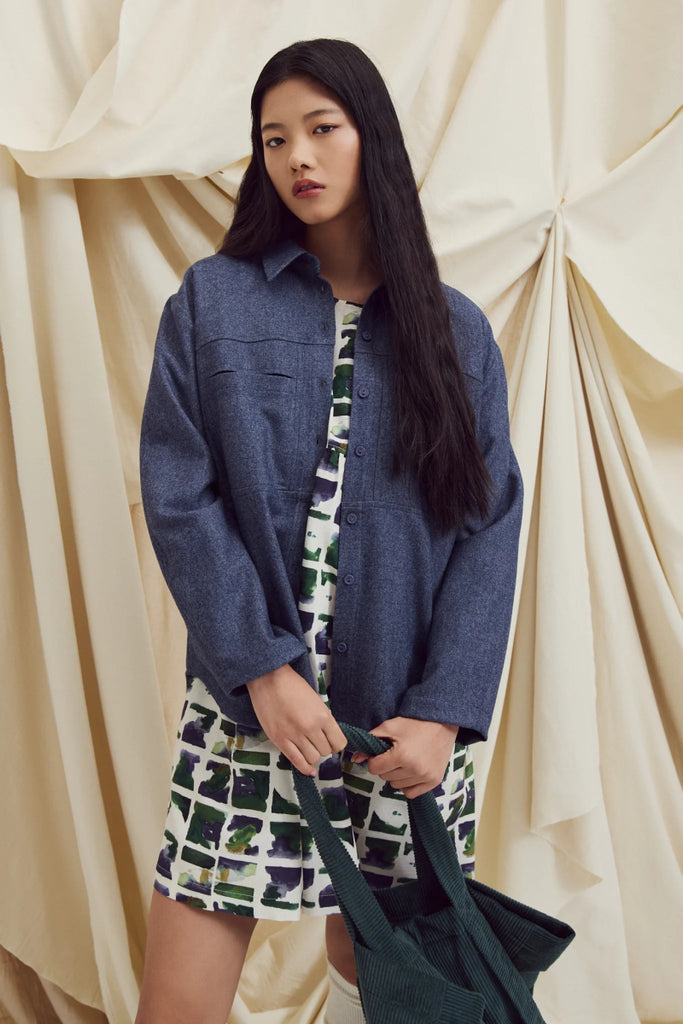 Eve Gravel Trivia Overshirt - Various Colours (Online Exclusive) - Victoire BoutiqueEve GravelShirts & Tops Ottawa Boutique Shopping Clothing