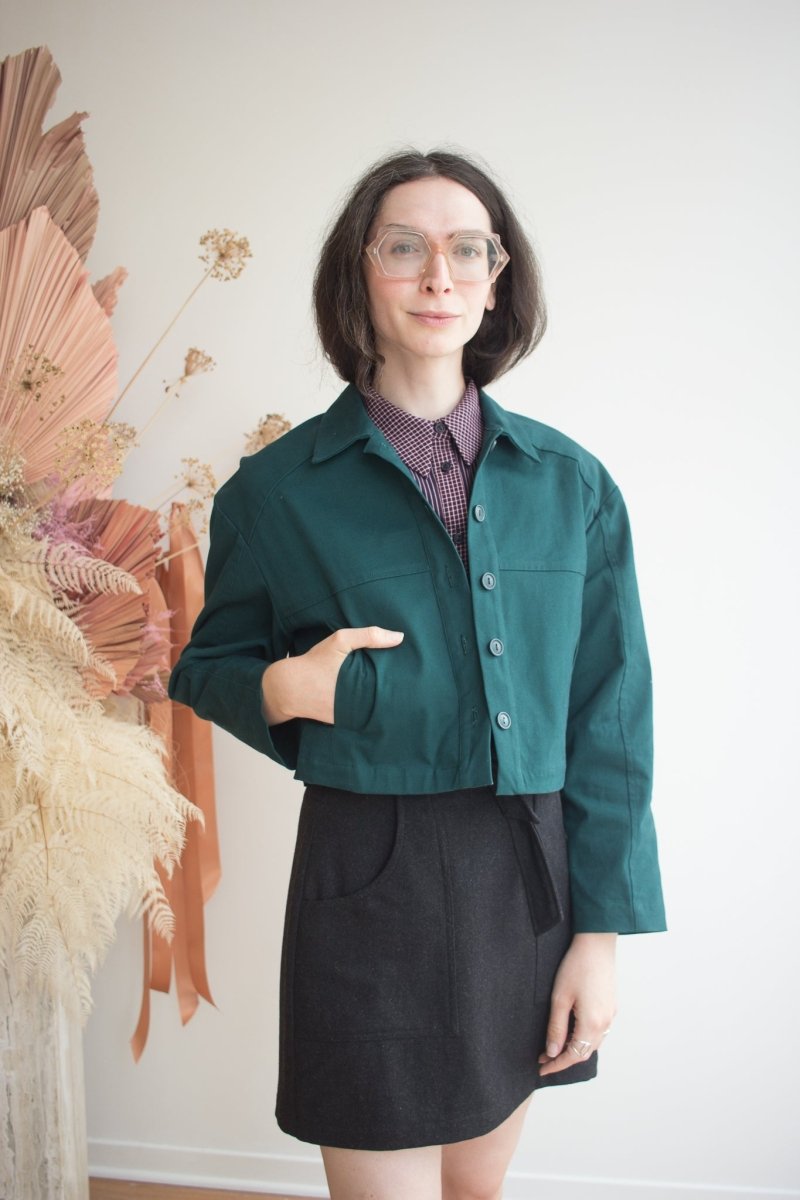 ジャケット・アウター CuLLt Monotone Keyhole Cropped Blouson ZW COLLECTION CROPPED JACKET - Beige | ZARA Canada
