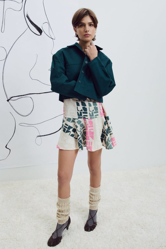 Eve Gravel Zaria Jacket - Emerald or Black (Online Exclusive) - Victoire BoutiqueEve GravelOuterwear Ottawa Boutique Shopping Clothing