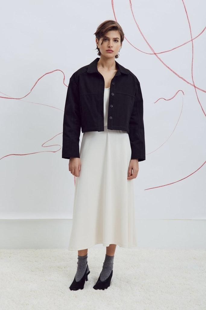 Eve Gravel Zaria Jacket - Emerald or Black (Online Exclusive) - Victoire BoutiqueEve GravelOuterwear Ottawa Boutique Shopping Clothing