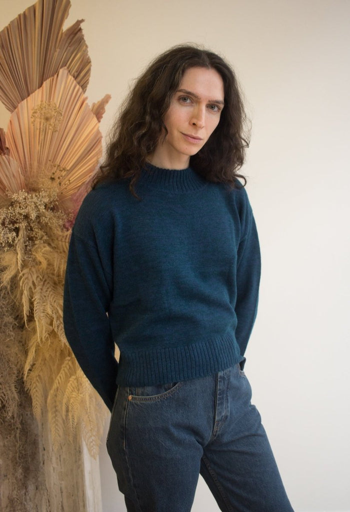 Eve Gravel Zephyr Knit - Bue (Online Exclusive) - Victoire BoutiqueEve Gravelknits Ottawa Boutique Shopping Clothing