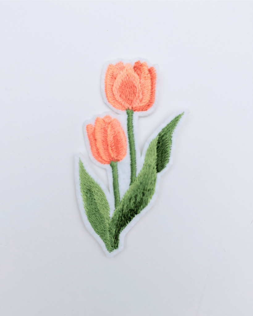 Filorama Tulip Patch (Black or White Background) - Victoire BoutiqueFiloramaPins & Patches Ottawa Boutique Shopping Clothing