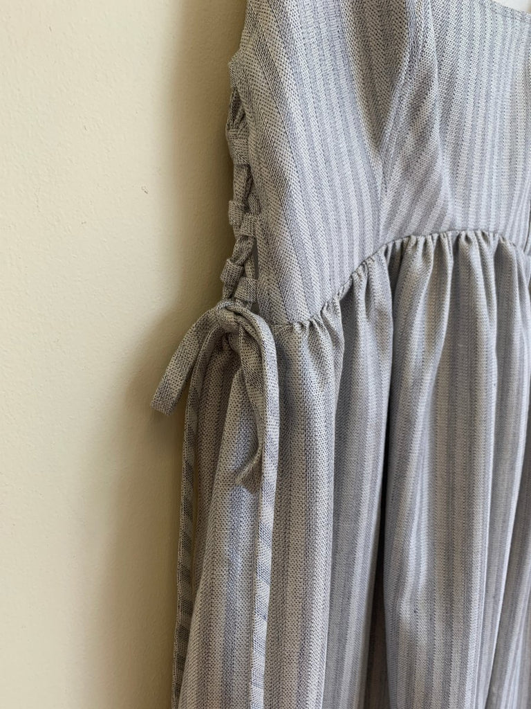 Fortiv Tulip Dress (Silver Stripe) - Victoire BoutiqueFortivDresses Ottawa Boutique Shopping Clothing