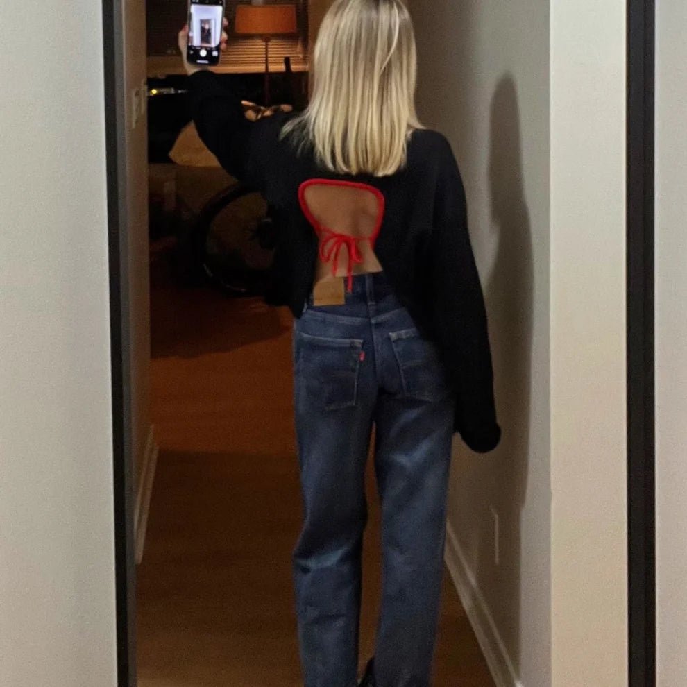 Givéh Bonny Crew Sweater (Black) - Victoire BoutiqueGivéhSweater Ottawa Boutique Shopping Clothing