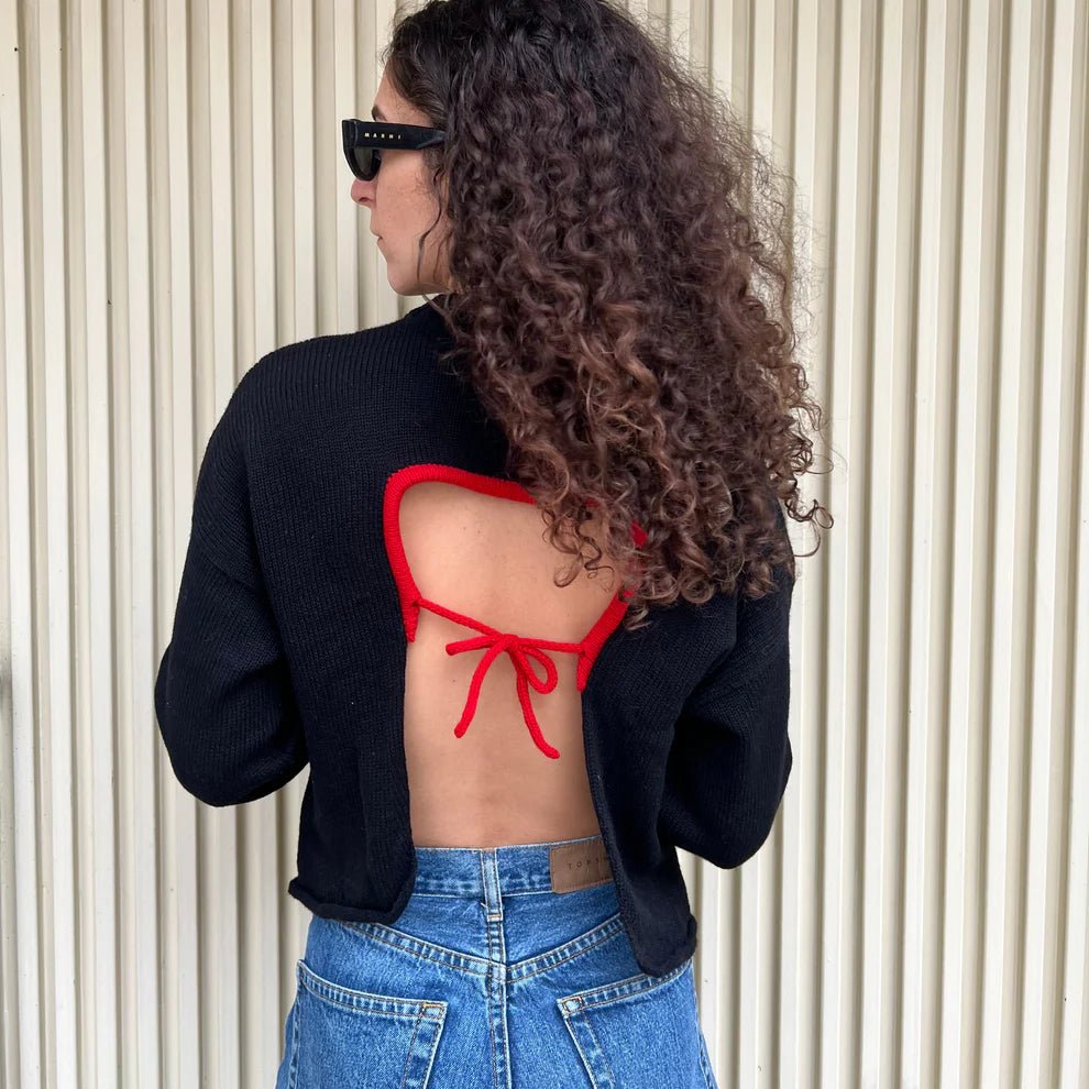 Givéh Bonny Crew Sweater (Black) - Victoire BoutiqueGivéhSweater Ottawa Boutique Shopping Clothing