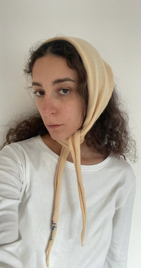 Givéh Cashmere - Blend Lily Mini Scarf (Lemon or Blue Gradient) - Victoire BoutiqueGivéhWinter Accessories Ottawa Boutique Shopping Clothing