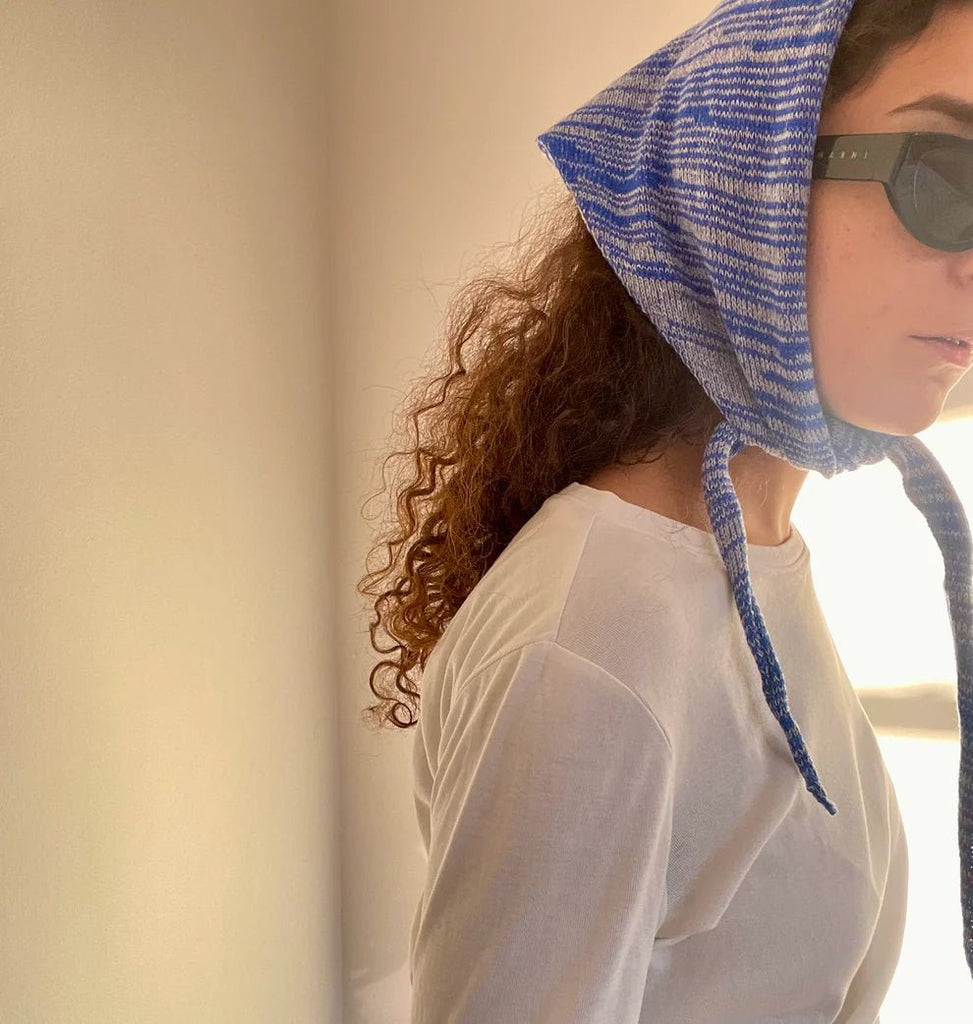 Givéh Cashmere - Blend Lily Mini Scarf (Lemon or Blue Gradient) - Victoire BoutiqueGivéhWinter Accessories Ottawa Boutique Shopping Clothing