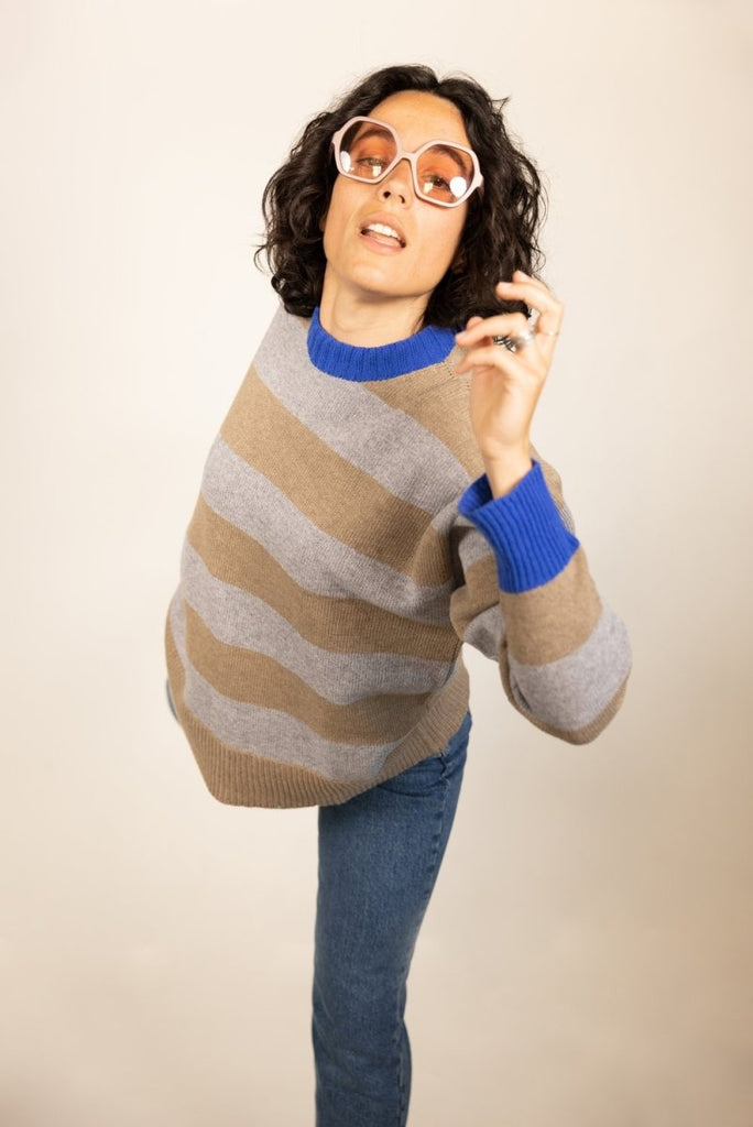 Givéh Stripe Party Sweater - Victoire BoutiqueGivéhSweater Ottawa Boutique Shopping Clothing