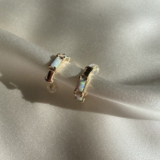 Hailey Jane Erika Earrings (Pink or Blue Opal) - Victoire BoutiqueHailey JaneEarrings Ottawa Boutique Shopping Clothing