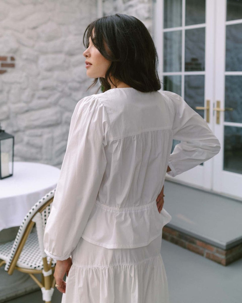 Harly Jae Belmond Blouse (Ivory) - Victoire BoutiqueHarly JaeTops Ottawa Boutique Shopping Clothing