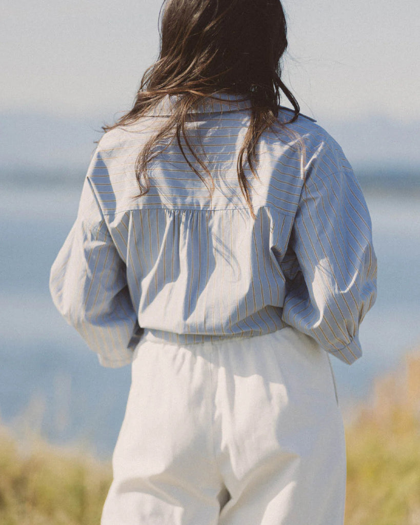 Harly Jae Haven Blouse (Editor's Stripe) - Victoire BoutiqueHarly JaeTops Ottawa Boutique Shopping Clothing