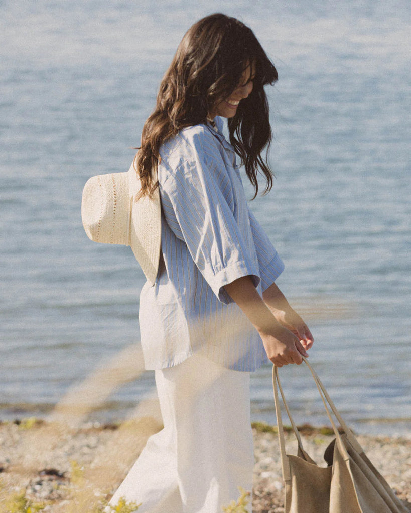 Harly Jae Haven Blouse (Editor's Stripe) - Victoire BoutiqueHarly JaeTops Ottawa Boutique Shopping Clothing