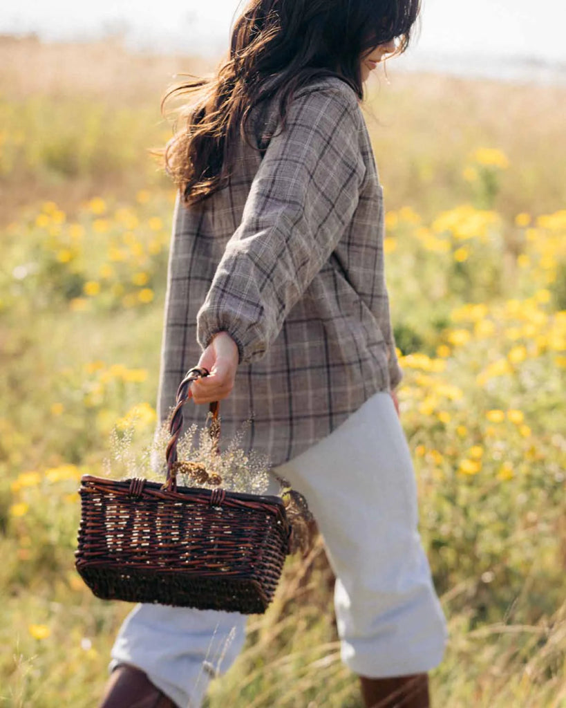 Harly Jae House Blouse (Brown Plaid) - Victoire BoutiqueHarly JaeTops Ottawa Boutique Shopping Clothing