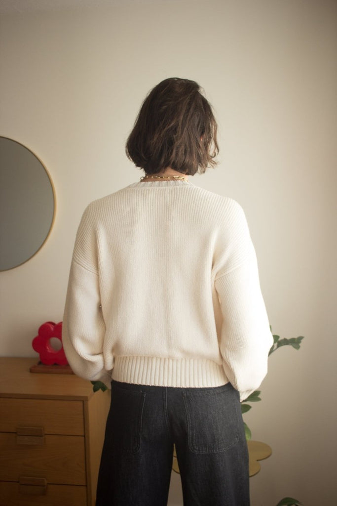 Harly Jae Meadow Groove Sweater (Cream) - Victoire BoutiqueHarly JaeSweater Ottawa Boutique Shopping Clothing