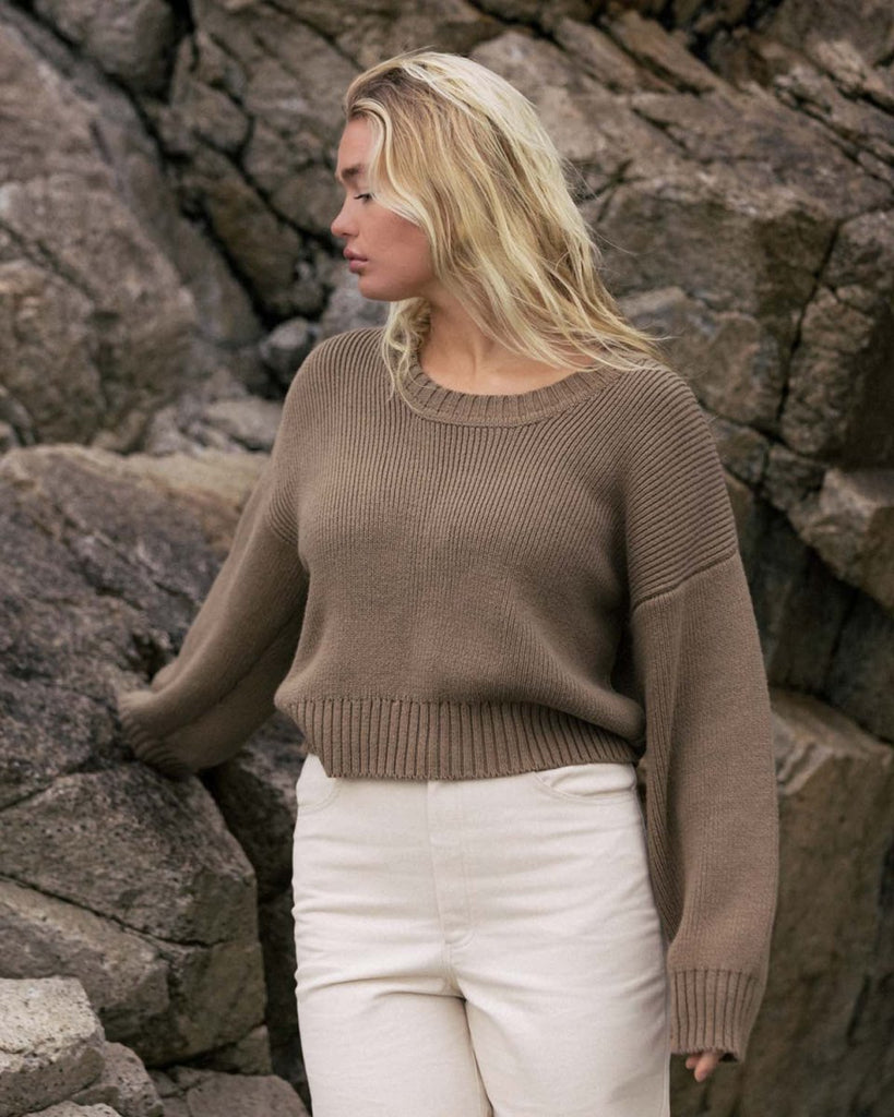 Harly Jae Meadow Groove Sweater (Driftwood) - Victoire BoutiqueHarly JaeSweater Ottawa Boutique Shopping Clothing