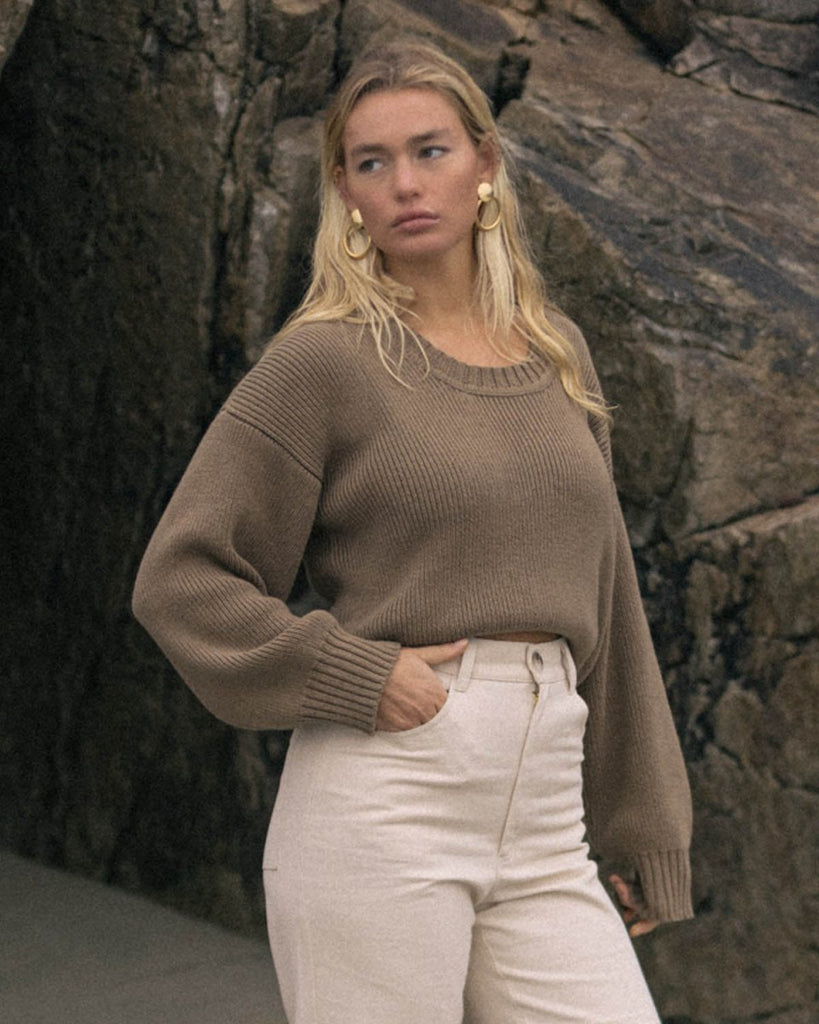 Harly Jae Meadow Groove Sweater (Driftwood) - Victoire BoutiqueHarly JaeSweater Ottawa Boutique Shopping Clothing