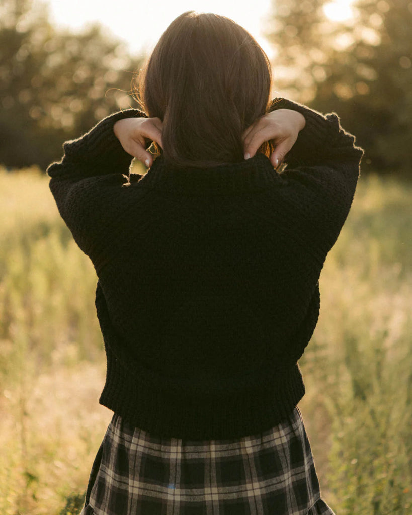 Harly Jae Meadow Zip Cardigan (Black) - Victoire BoutiqueHarly JaeSweater Ottawa Boutique Shopping Clothing