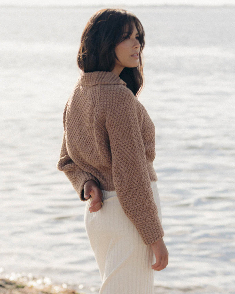 Harly Jae Meadow Zip Cardigan (Camel) - Victoire BoutiqueHarly JaeSweater Ottawa Boutique Shopping Clothing