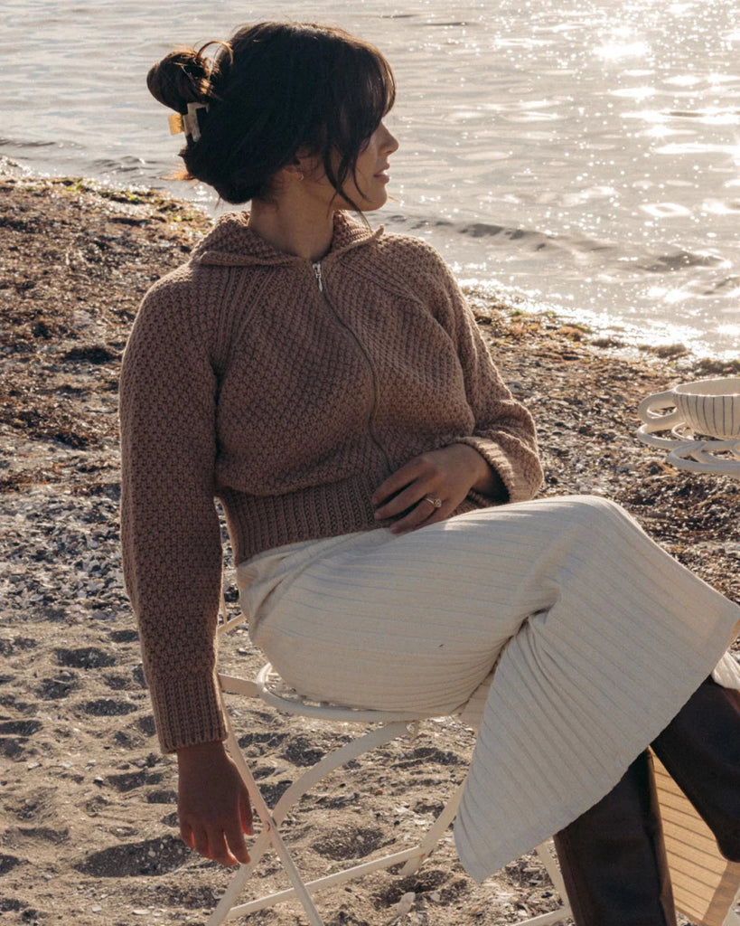 Harly Jae Meadow Zip Cardigan (Camel) - Victoire BoutiqueHarly JaeSweater Ottawa Boutique Shopping Clothing