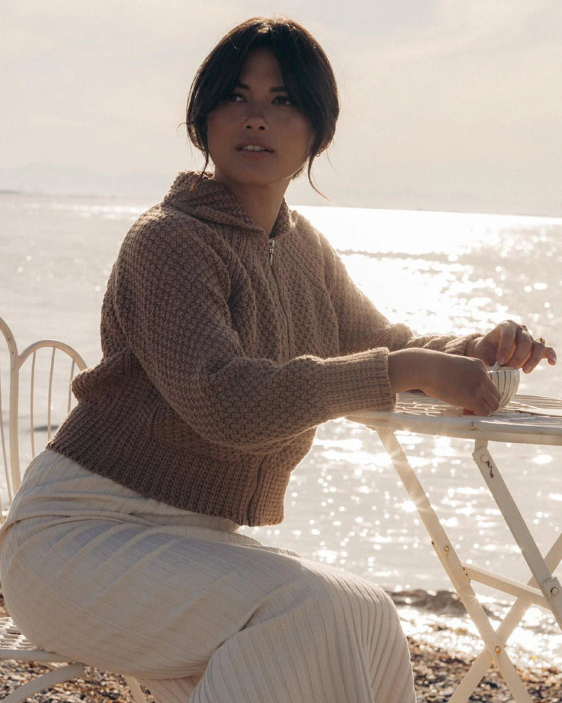 Harly Jae Meadow Zip Cardigan (Camel) - Victoire BoutiqueHarly JaeSweater Ottawa Boutique Shopping Clothing