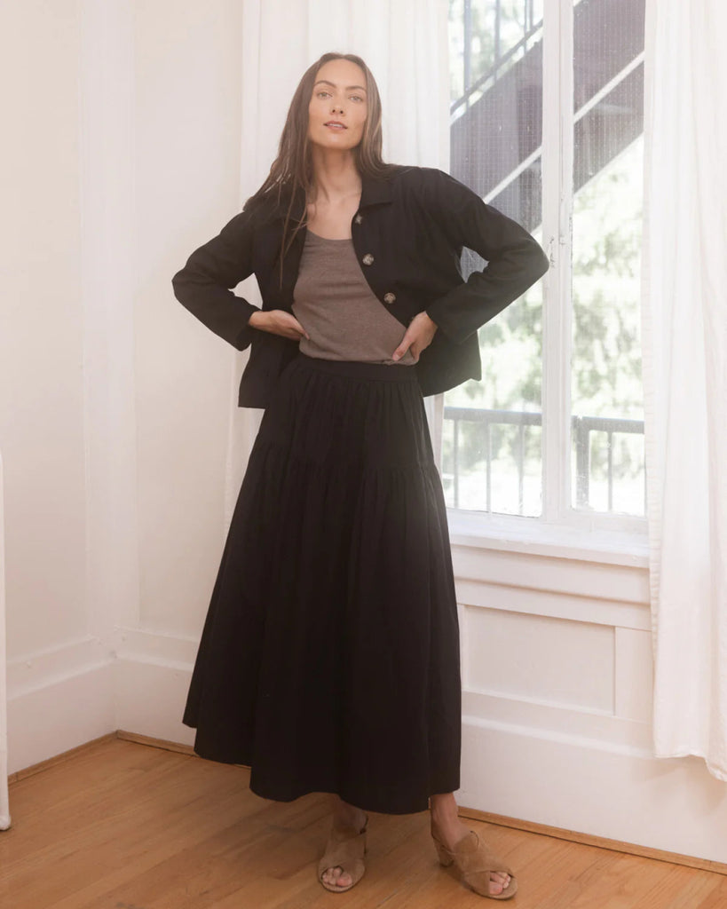 Harly Jae Prairie Skirt (Black) - Victoire BoutiqueHarly JaeSkirts Ottawa Boutique Shopping Clothing