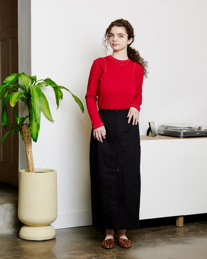 Harly Jae Zipper Skirt (Black) - Victoire BoutiqueHarly JaeSkirts Ottawa Boutique Shopping Clothing