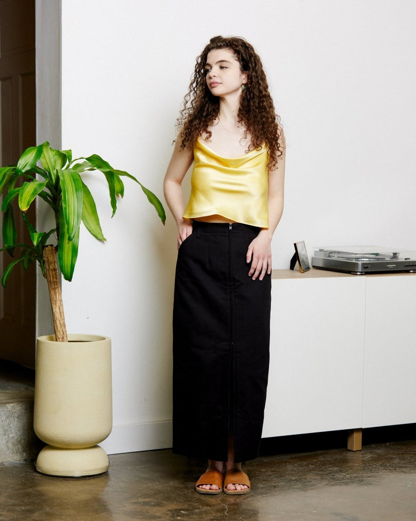 Harly Jae Zipper Skirt (Black) - Victoire BoutiqueHarly JaeSkirts Ottawa Boutique Shopping Clothing