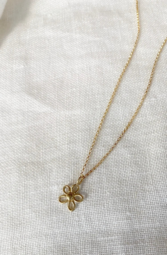 Hawkly Bloom Mini Necklace (Bronze or Silver) - Victoire BoutiqueHawklyNecklace Ottawa Boutique Shopping Clothing