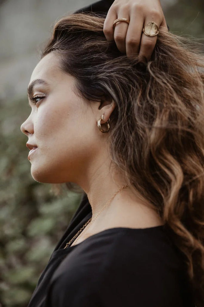 Hawkly Canyon Hoops (Bronze or Silver) - Victoire BoutiqueHawklyEarrings Ottawa Boutique Shopping Clothing