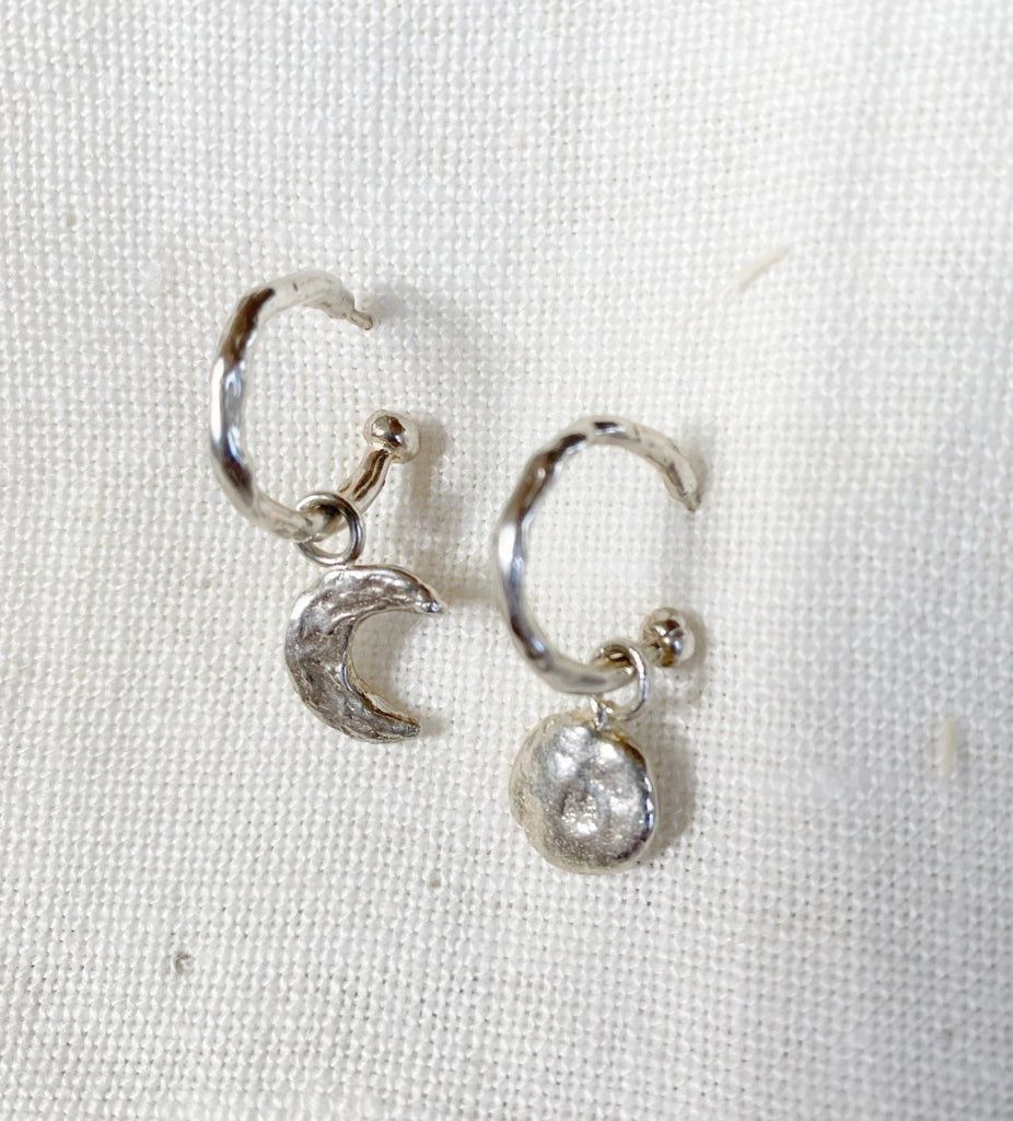 Hawkly Luna Hoops (Bronze or Silver) - Victoire BoutiqueHawklyEarrings Ottawa Boutique Shopping Clothing