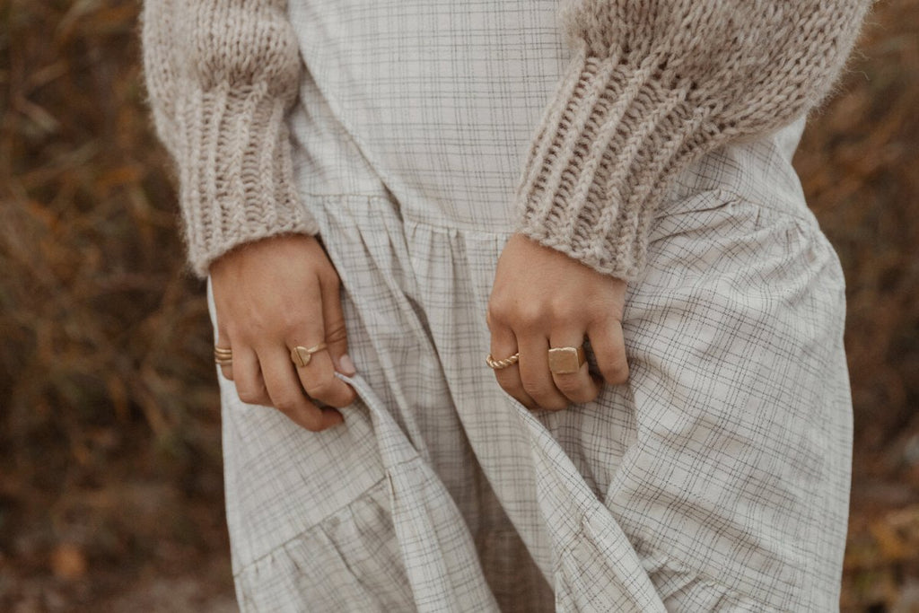 Hawkly Square Signet Ring (Bronze) - Victoire BoutiqueHawklyRings Ottawa Boutique Shopping Clothing