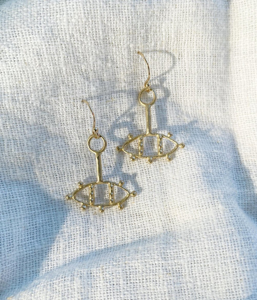 Hawkly Third Eye Earrings (Bronze or Silver) - Victoire BoutiqueHawklyEarrings Ottawa Boutique Shopping Clothing