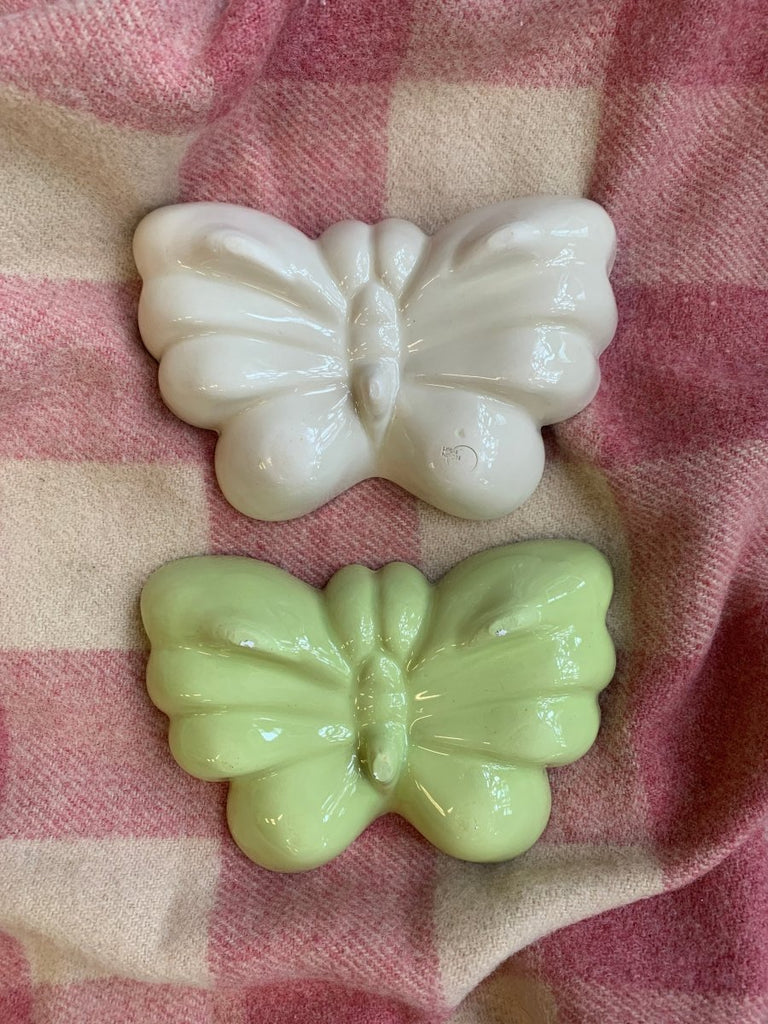 High Noon Ceramics Butterfly Catchall (Cream or Green) - Victoire BoutiqueHigh NoonHome Ottawa Boutique Shopping Clothing