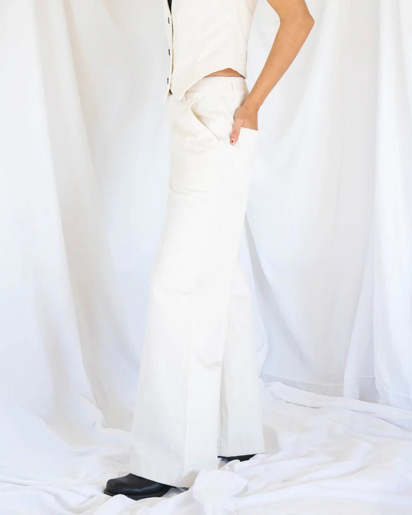 Hijulez Hero Flairs (Off - White) - Victoire BoutiquehijulezPants Ottawa Boutique Shopping Clothing