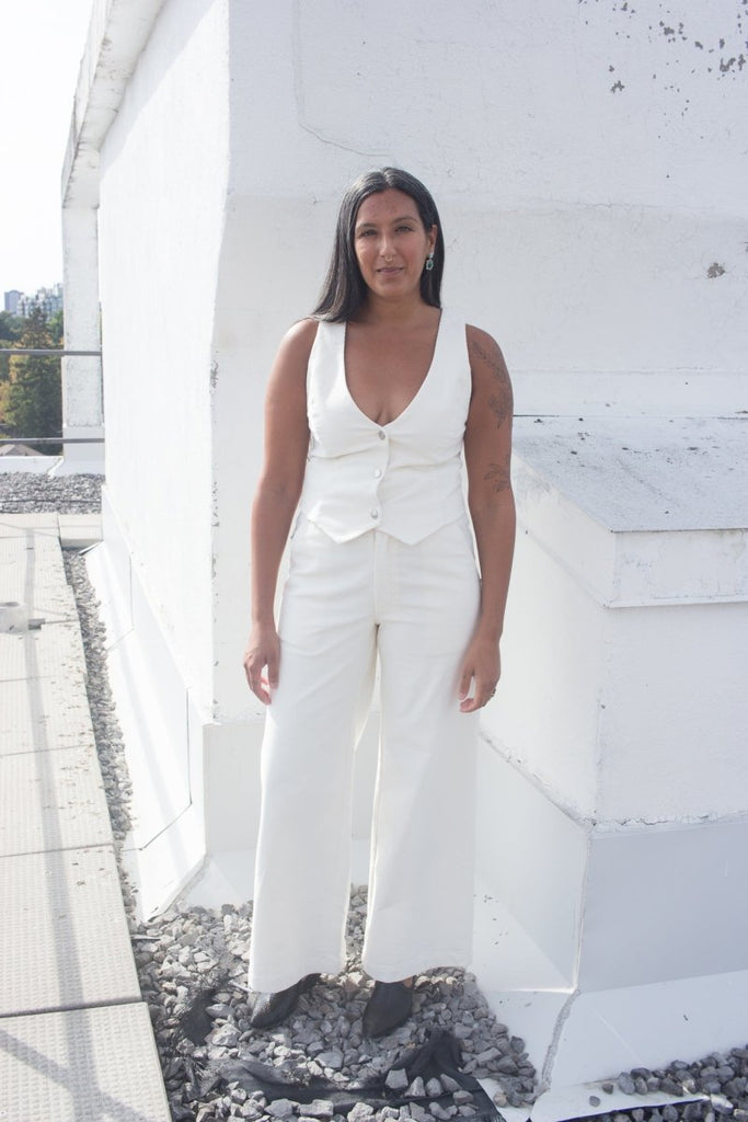 Hijulez Hero Flairs (Off - White) - Victoire BoutiquehijulezPants Ottawa Boutique Shopping Clothing