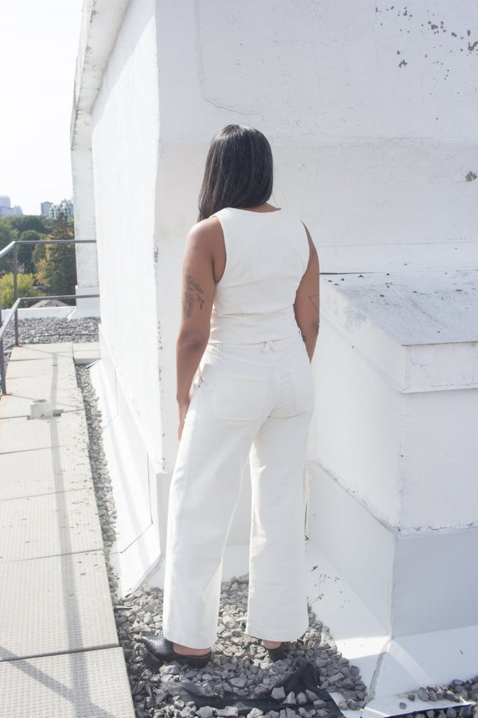 Hijulez Hero Flairs (Off - White) - Victoire BoutiquehijulezPants Ottawa Boutique Shopping Clothing