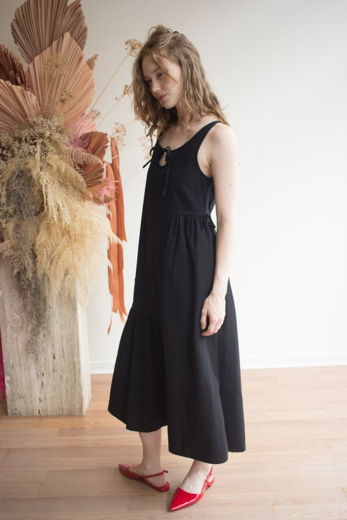 Hijulez Patio Dress (Black) - Victoire BoutiquehijulezDresses Ottawa Boutique Shopping Clothing