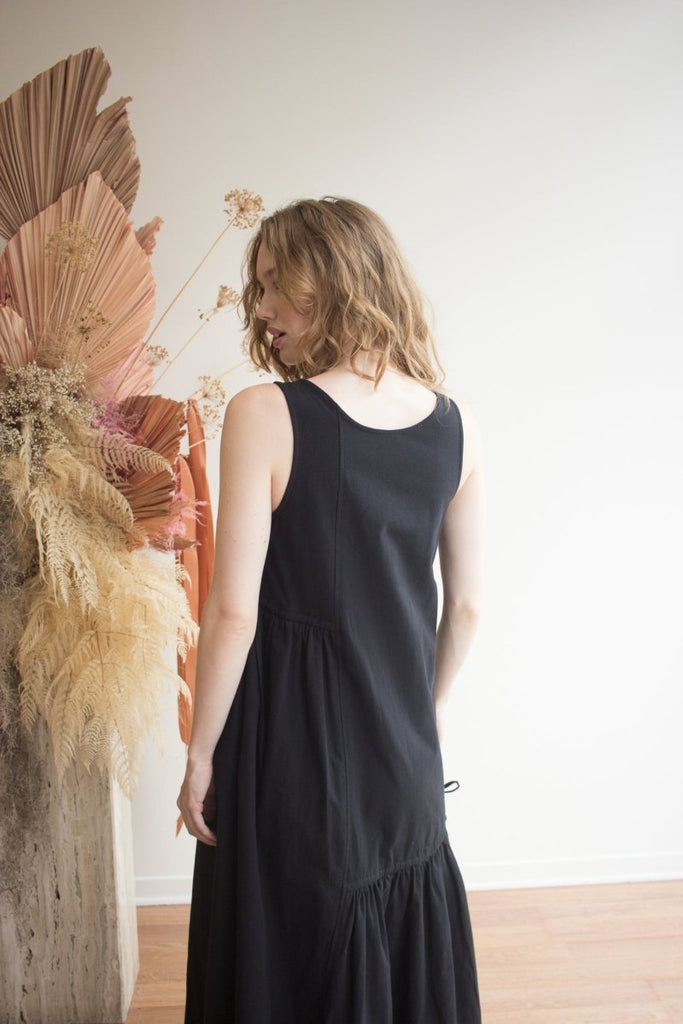 Hijulez Patio Dress (Black) - Victoire BoutiquehijulezDresses Ottawa Boutique Shopping Clothing