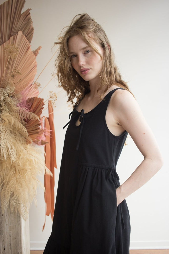 Hijulez Patio Dress (Black) - Victoire BoutiquehijulezDresses Ottawa Boutique Shopping Clothing