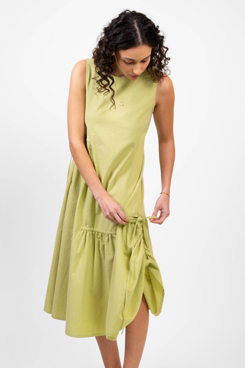 Hijulez Patio Dress (Pear Green) - Victoire Boutique - Dresses - hijulez -  Victoire Boutique - ethical sustainable boutique shopping Ottawa made in  Canada