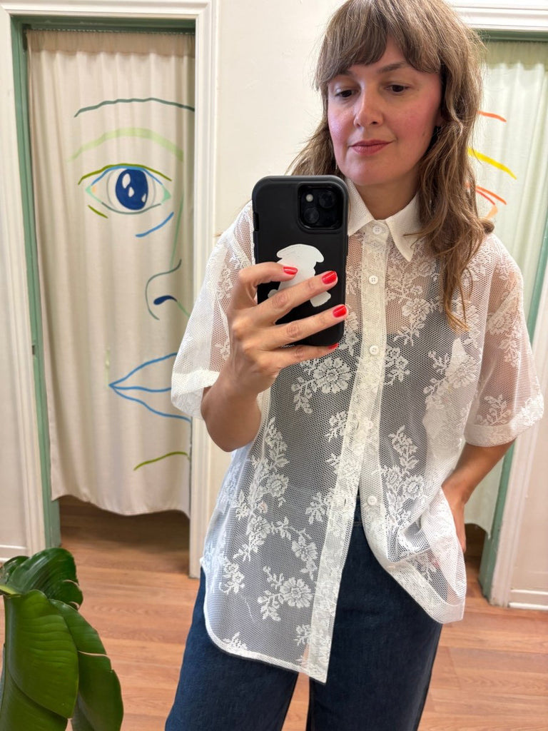 Hijulez Trev Button Down (White) - Victoire BoutiquehijulezShirts & Tops Ottawa Boutique Shopping Clothing