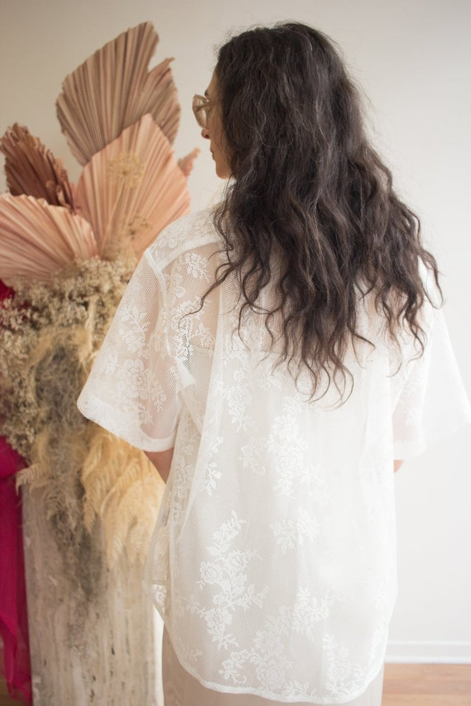 Hijulez Trev Button Down (White) - Victoire BoutiquehijulezShirts & Tops Ottawa Boutique Shopping Clothing