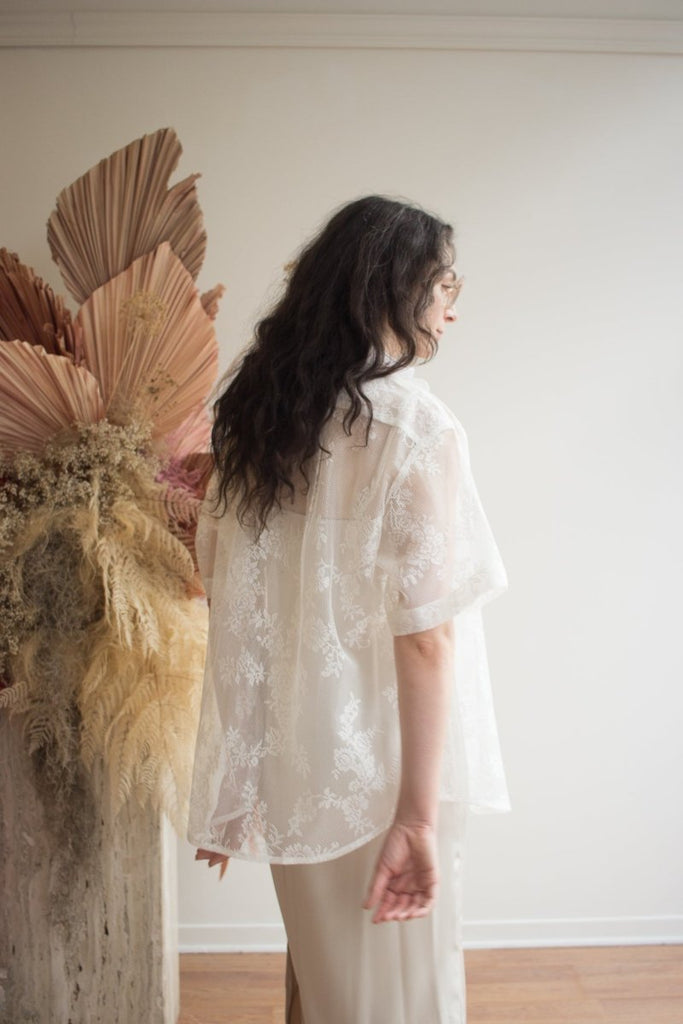 Hijulez Trev Button Down (White) - Victoire BoutiquehijulezShirts & Tops Ottawa Boutique Shopping Clothing