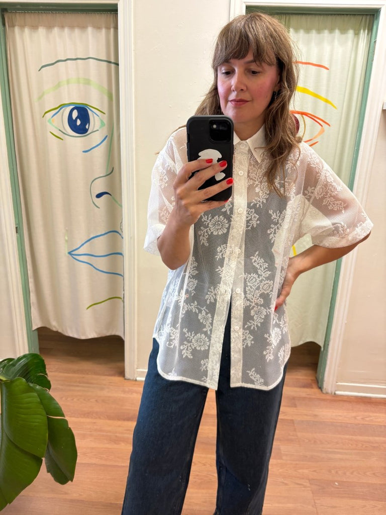 Hijulez Trev Button Down (White) - Victoire BoutiquehijulezShirts & Tops Ottawa Boutique Shopping Clothing