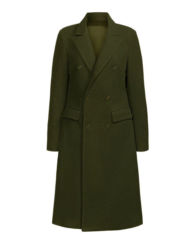 Hilary MacMillan Peacoat with Scarf (Olive) - Victoire BoutiqueHilary MacMillanOuterwear Ottawa Boutique Shopping Clothing